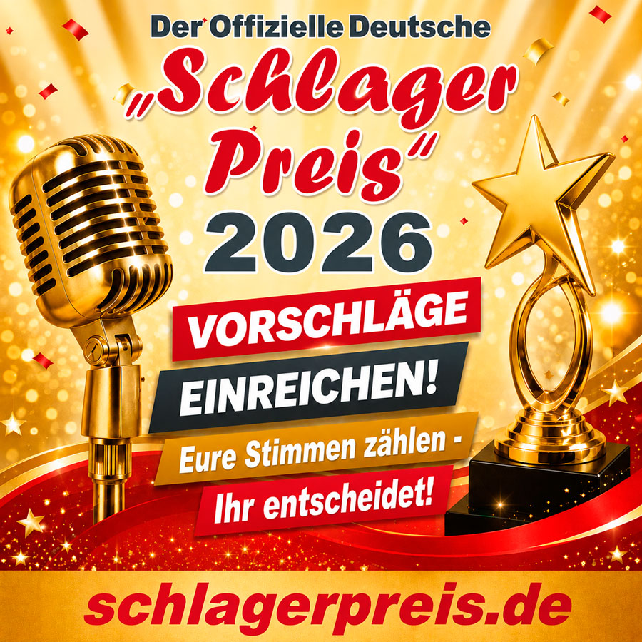 Schlager Preis 2026 - Vorschläge machen
